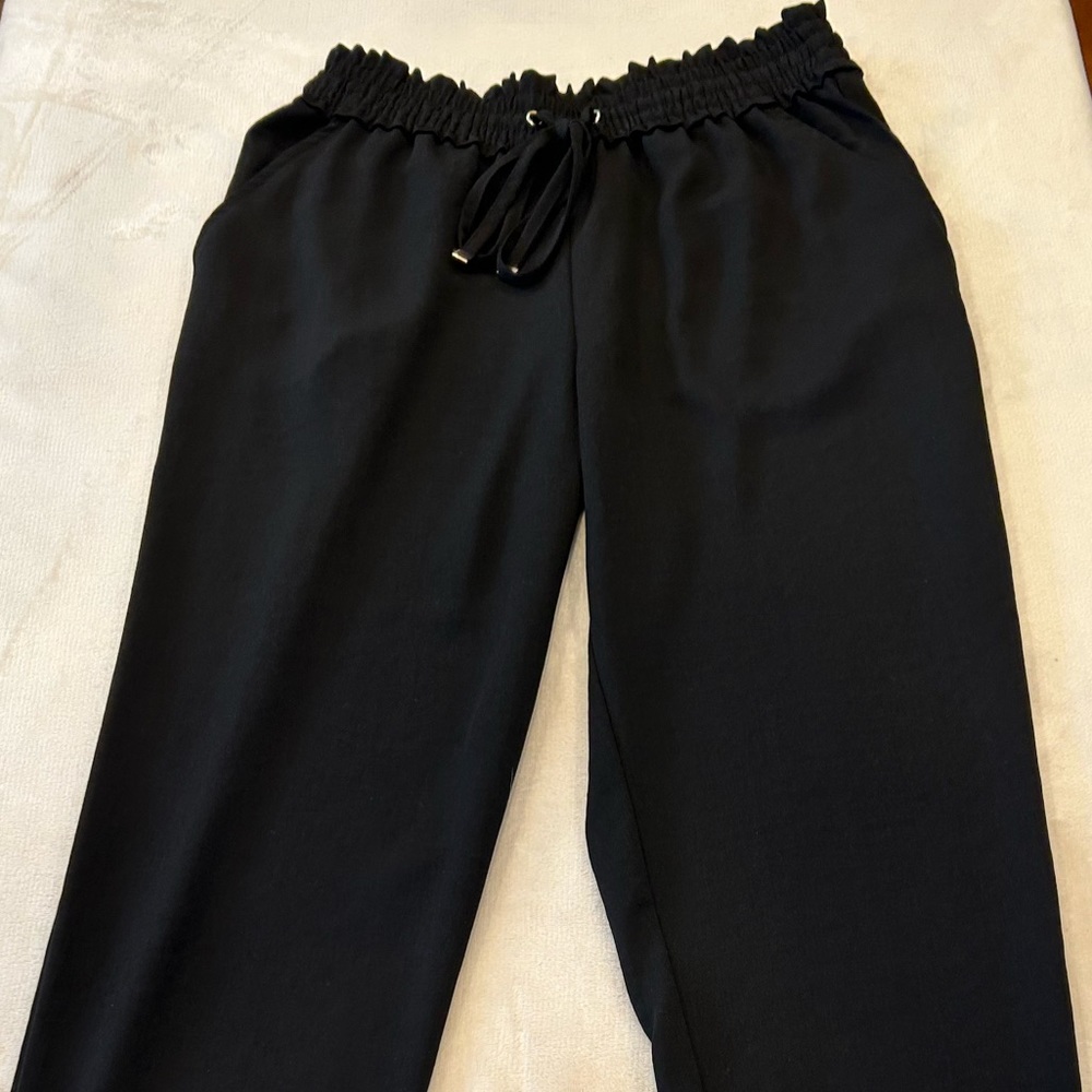 New Look Black Elastic WaistPants, Size 6
